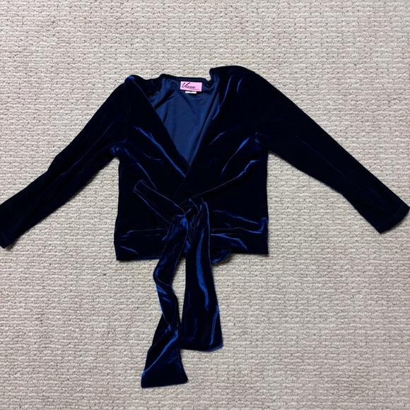 Vixen by Micheline Pitt Tops - Vixen Velvet Wrap Top